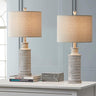 24'' Farmhouse Table Lamp Set of 2 for Bedroom Living Room