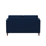 Lexington Loveseat, 52.4" W x 31.1" D x 33.5" H, Navy Blue