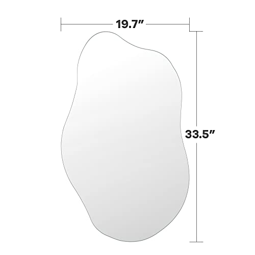 Frameless Vanity Mirrors for Living Room Bedroom Home Office