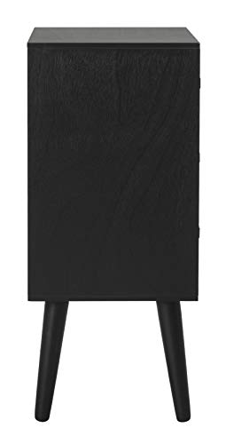 Home Pomona Modern Black 3-drawer Chest