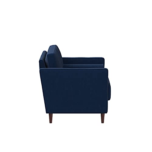 Lexington Loveseat, 52.4" W x 31.1" D x 33.5" H, Navy Blue