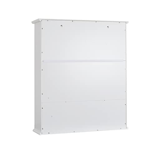 Bathroom Cabinet,Bathroom Wall Cabinet with 2 Door Adjustable Shelves