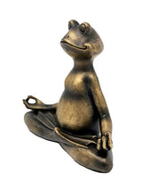 Yoga Frog Statue