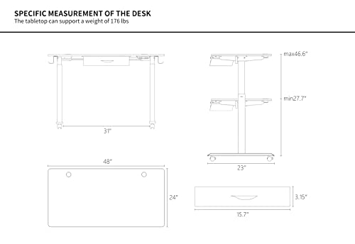 Standing Desk with Drawer