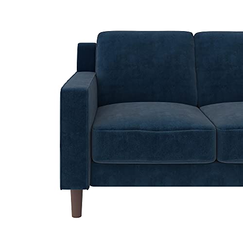 Brynn Loveseat 2 Seater Sofa, Blue Velvet