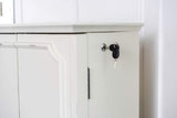 Carson Jewelry Armoire, White