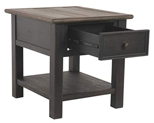 Tyler Creek Extra Large TV Stand Black/Gray