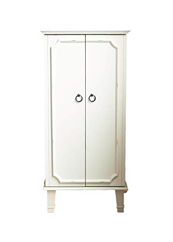 Carson Jewelry Armoire, White