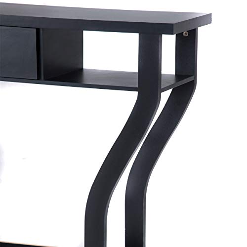 Console Hall Table for Entryway Small Space Sofa Side Table with Storage Drawer