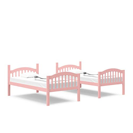 Long Horn Solid Hardwood Twin Bunk Bed
