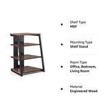 Design 4-Tier AV Media Stand Corner Shelf Stand