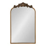 Arendahl Traditional Arch Mirror, 19" x 30.75" , Gold, Baroque Inspired Wall Decor