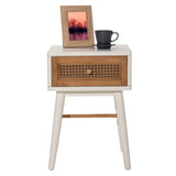 COZAYH Fully-Assembled Modern Farmhouse Clean-Lined Nightstand