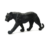 Cheetah Statue Black Panther Leopard Figurine in Resin Animal Sculpture