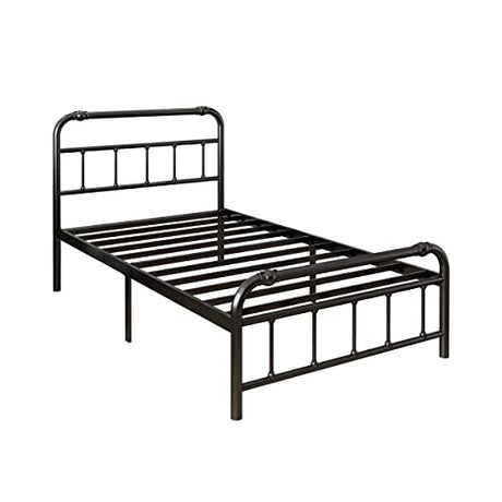 THEOCORATE Twin XL Bed Frame,with Headboard and Footboard,14 Inch High 2500lbs Metal Platform