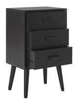 Safavieh Home Pomona Modern Black 3-drawer Chest