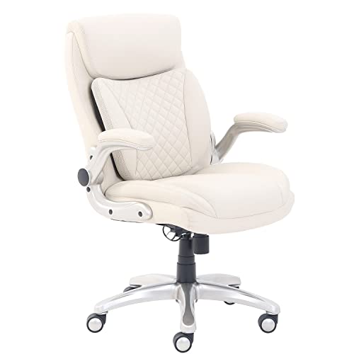 Commercial Ergonomic Executive Office Desk Chair with Flip-up Armrests
