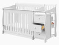 Portofino Convertible Crib and Changer - White