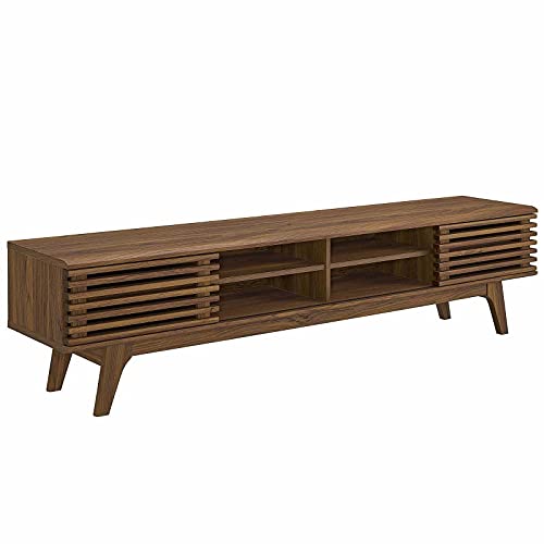 Modway Render 70" Mid-Century Modern Low Profile Media Console TV Stand