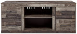 Derekson Rustic TV Stand with Fireplace Option Fits TVs up to 60”