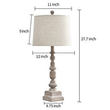 Oneach Vintage Table Lamps with Dual USB Port