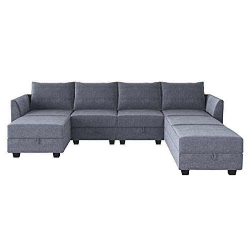 Modular Sectional Sofa U Shaped Couch Reversible Sofa Couch