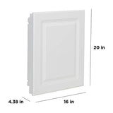 Recess-Mount Raised Panel Door Medicine Cabinet