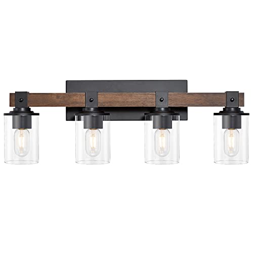 Farmhouse Rustic Bathroom Lighting Fixtures Over Mirror, Vintage  Lighting