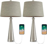 25.75" Table Lamps Set of 2 for Living Room Bedroom