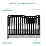 Chelsea 5-In-1 Convertible Crib In Black