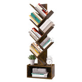 Tree Bookshelf - 6 Shelf Retro Floor Standing Bookcase