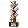 Tree Bookshelf - 6 Shelf Retro Floor Standing Bookcase