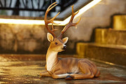Resin Deer Buck Statues Figurine Sculpture Lawn Ornaments Animals