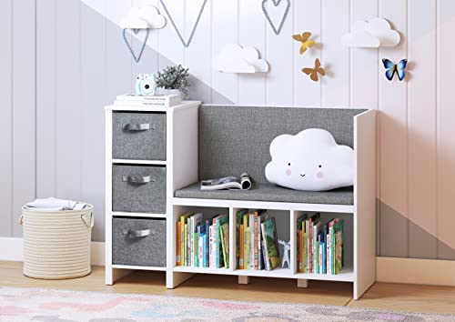 Kids Bookcase with Reading Nook