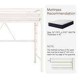 Metal Loft Bed Twin Size