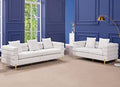 2 Piece Sofa Set, Loveseat Set- Oversize Sofa Couch, Comfy Sofa for Living Room- Deep Seat Sofa