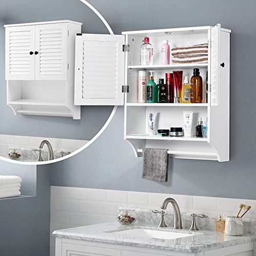 Bathroom Medicine Cabinet 23.6" L x8.9 W x29.3 H Wall Bathroom Cabinet