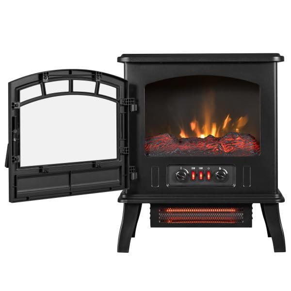 Infrared Quartz Electric Fireplace Stove Heater