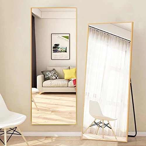 Full Length Mirror,  Aluminum Alloy Frame Floor Mirror
