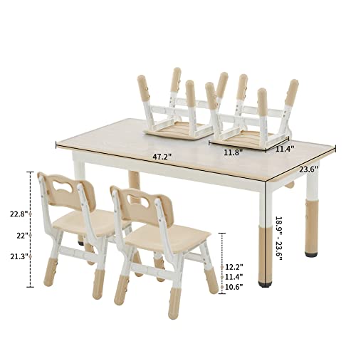 Toddler Table and Chairs Set for 4