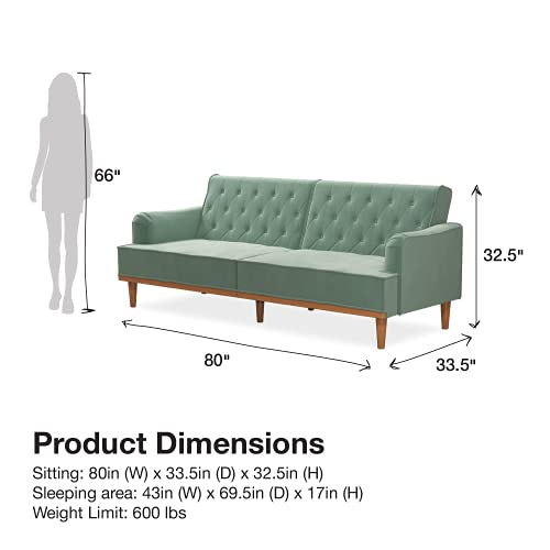 Stella Vintage Convertible Sofa Bed Futon