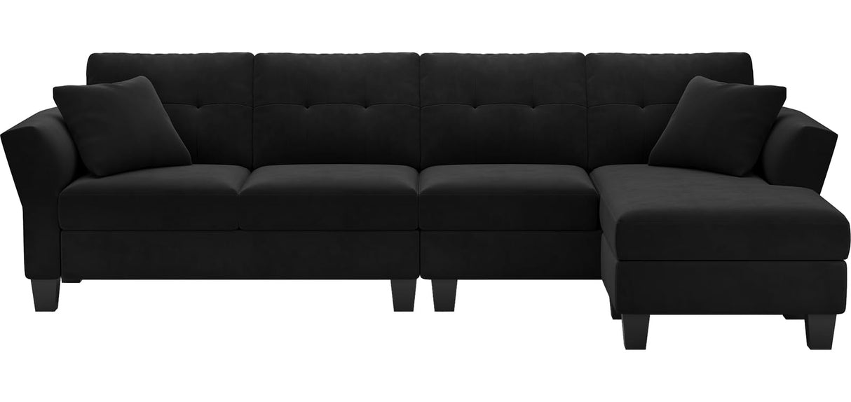 Sofa 4 Seat Sofa with Chaise Convertible