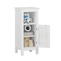 Floor Cabinet, Wooden Storage Cabinet, Freestanding Bathroom Storage Organizer