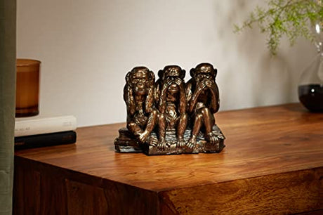 The Hear-No, See-No, Speak-No Evil Monkeys Statue