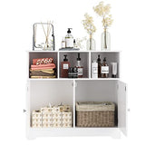 Floor Storage Cabinet, Linen Freestanding Bathroom Cabinet