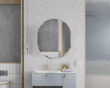 Single Beveled Edge Frameless Wall Mount Bathroom Vanity Mirror,