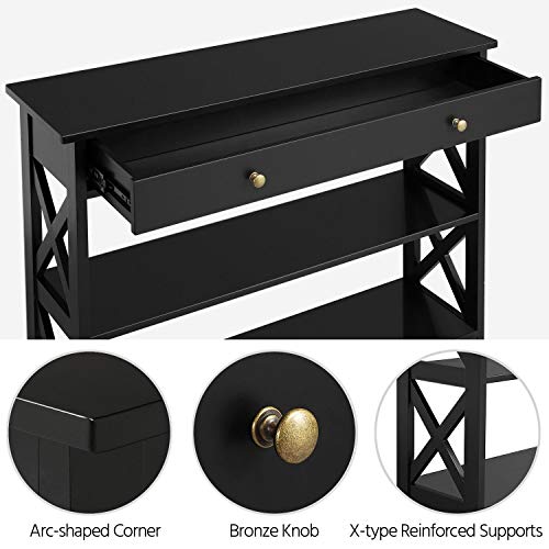 3-Tier Console Tables for Entryway, Small Entryway Table