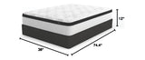 Chime 12 Inch Medium Firm Hybrid Mattress