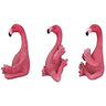 QL60051 The Zen of Pink Flamingos Yoga Statues