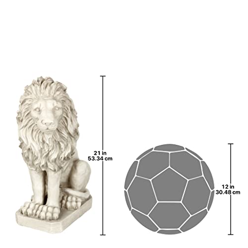 Mansfield Manor Lion Sentinel Animal Statue